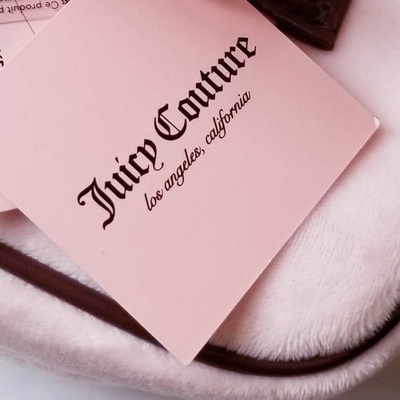 ❗Rare Juicy Couture Pink Velvet Crystal Train Case with Full Zipper❗ - Picture 5 of 5